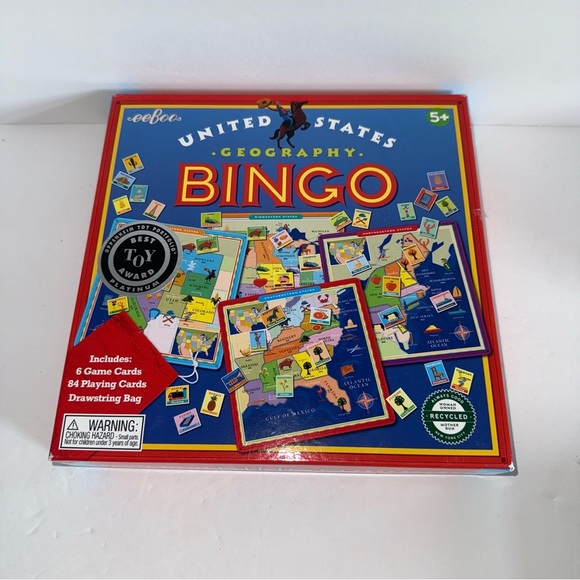 Other - NEW United States Geography Bingo Game